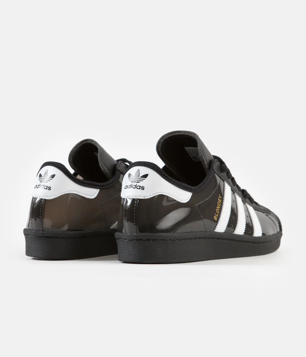 Adidas x Blondey Superstar Shoes - Core Black / FTW White / Core Black - Image 4