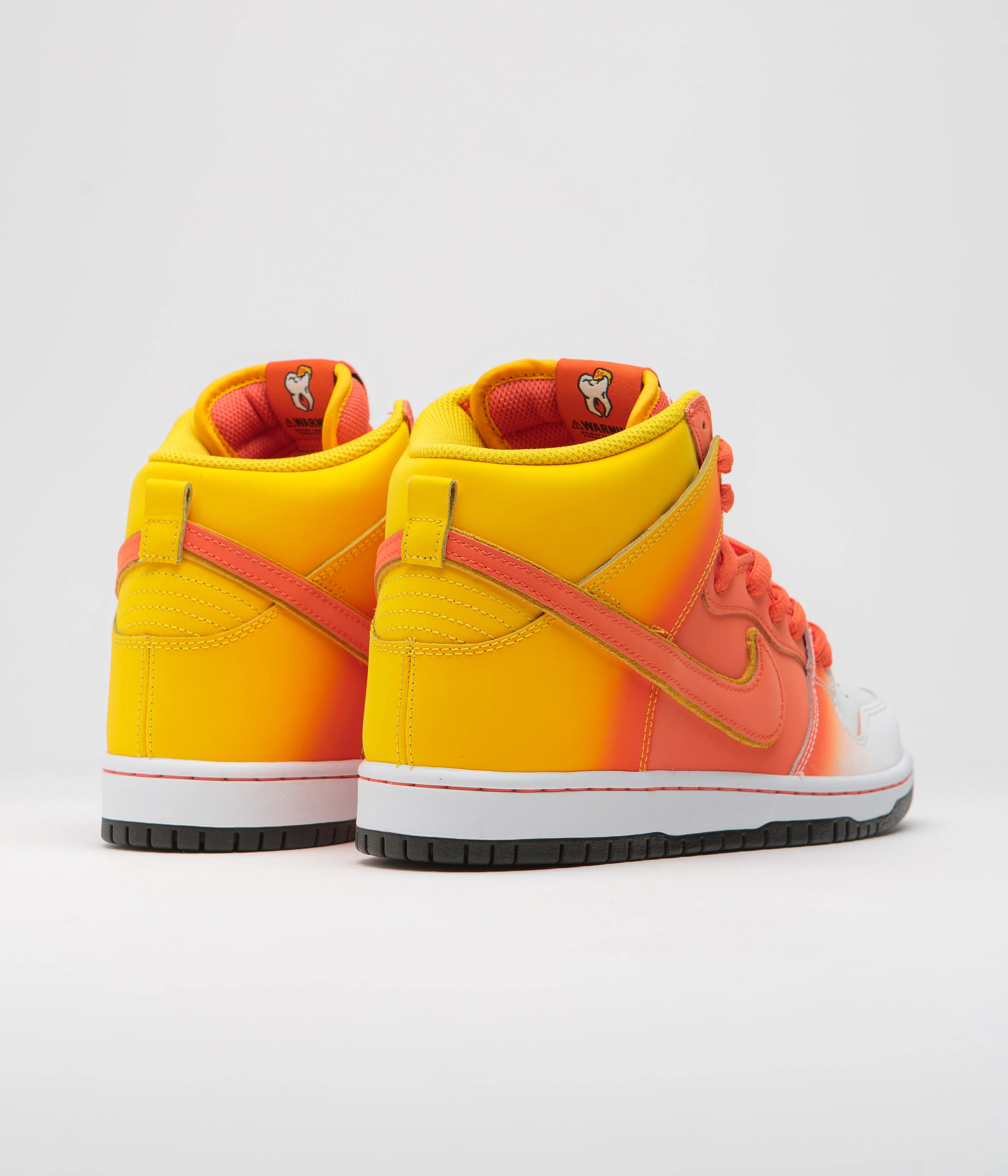 Nike SB Dunk High Pro Shoes - Amarillo / Orange - White - Black - Image 4