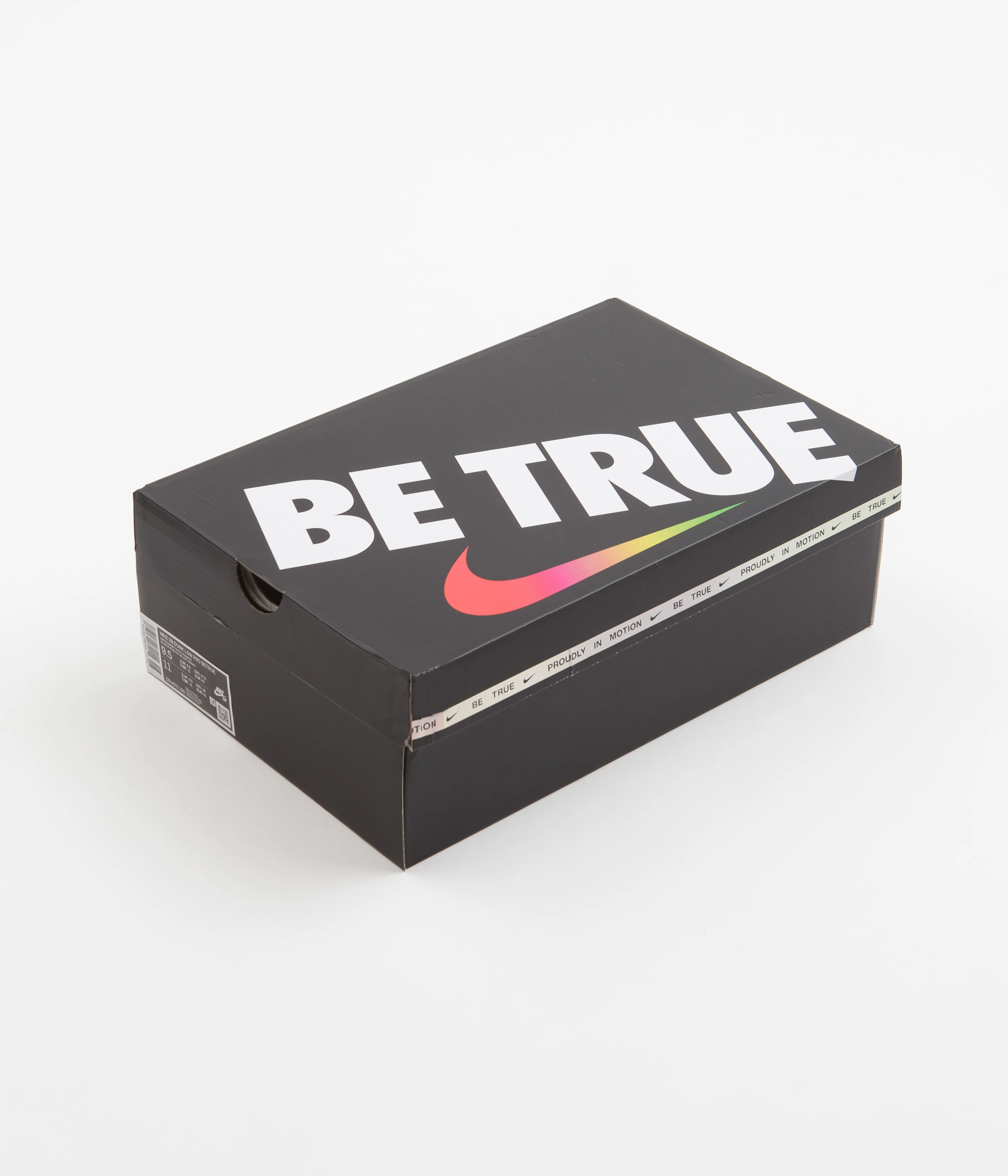 Nike SB Dunk Low 'Be True' Shoes - White / Summit Rainbow - White - Image 10