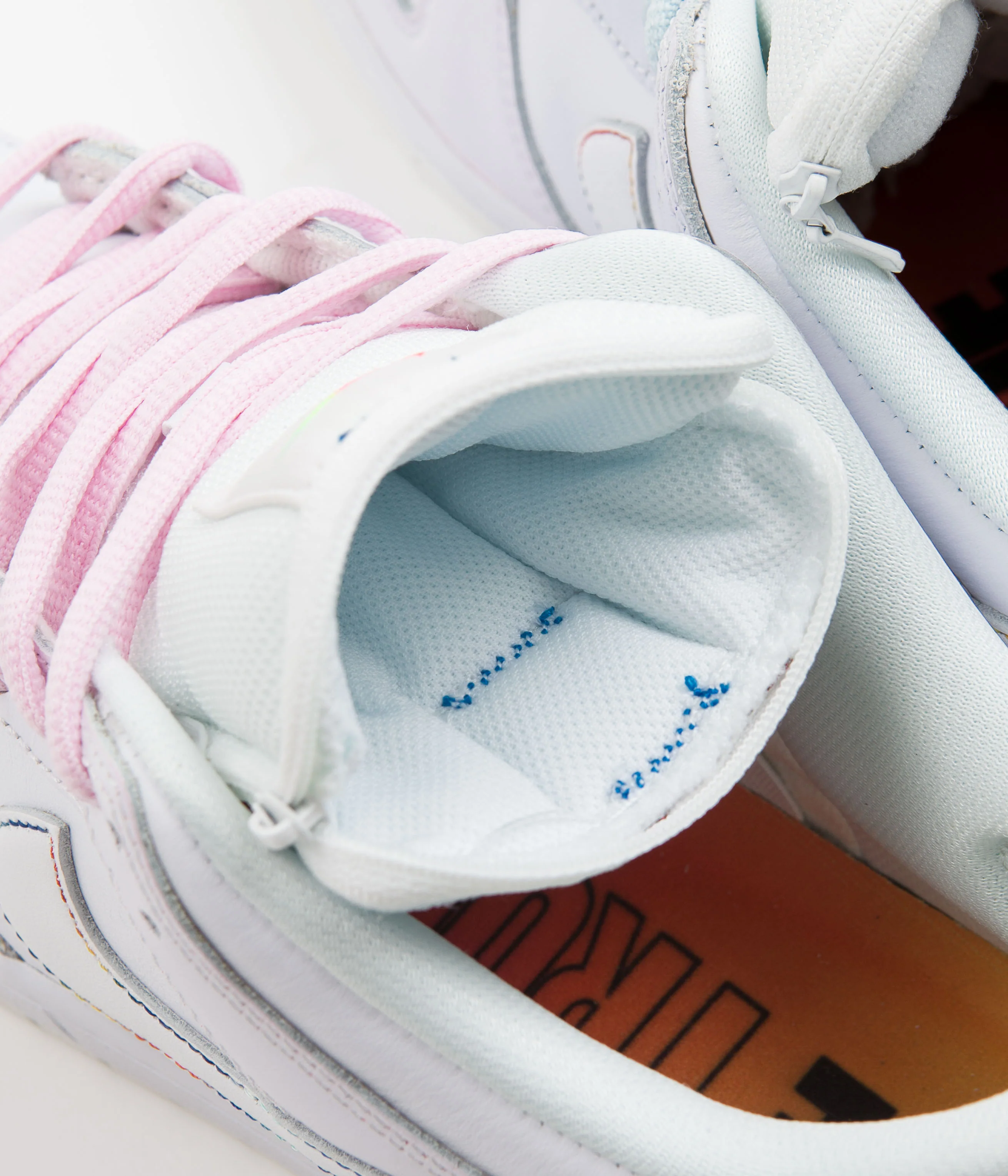 Nike SB Dunk Low 'Be True' Shoes - White / Summit Rainbow - White - Image 5