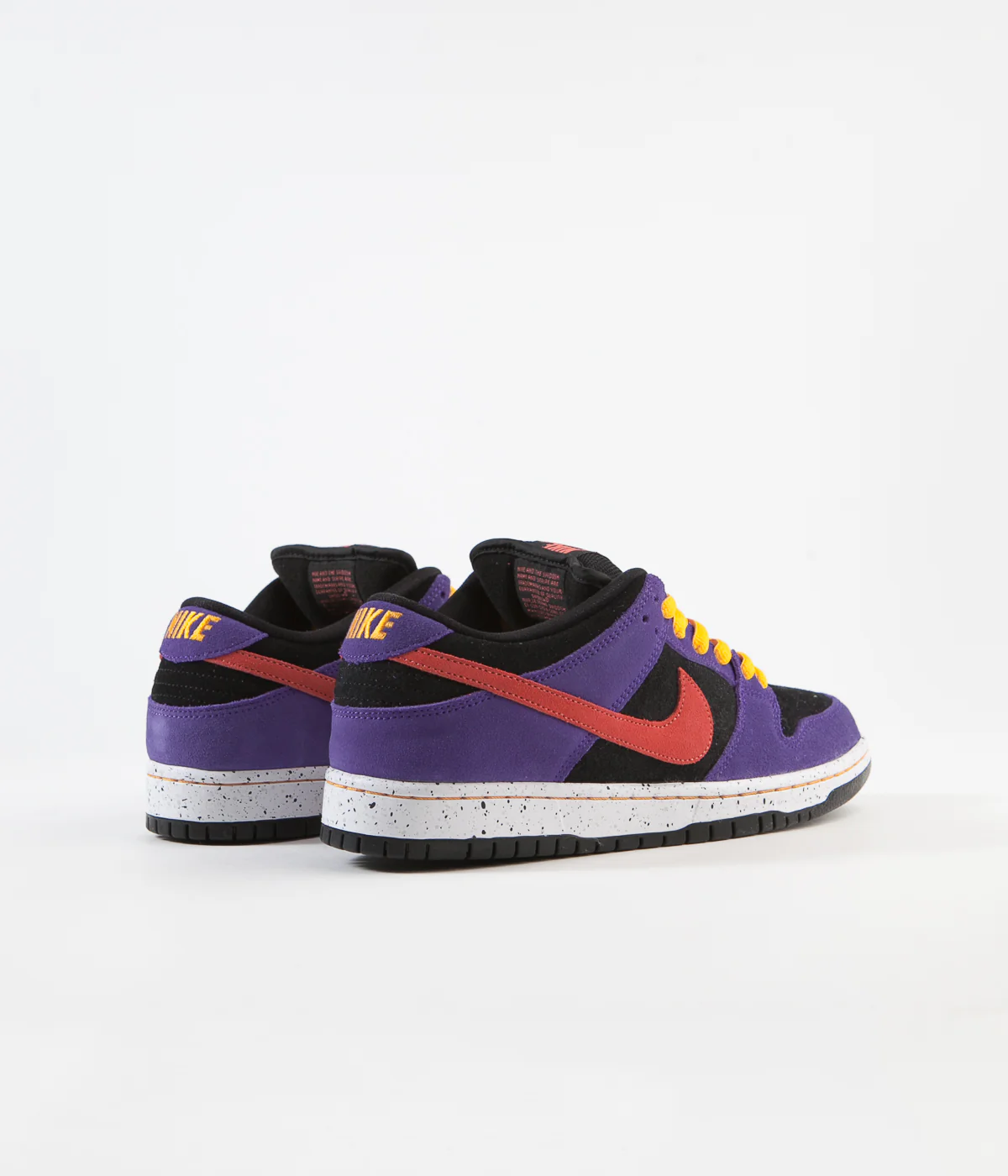 Nike SB Dunk Low Pro 'ACG Terra' Shoes - Black / Sunburst - Varsity Purple - Taxi - Image 4