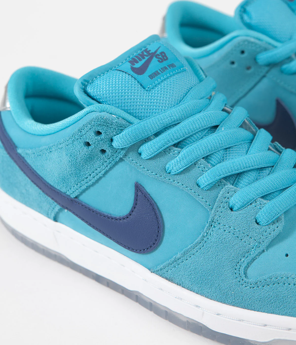 Nike SB Dunk Low Pro 'Blue Fury' Shoes - Blue Fury / Deep Royal - Blue Fury - White - Image 3