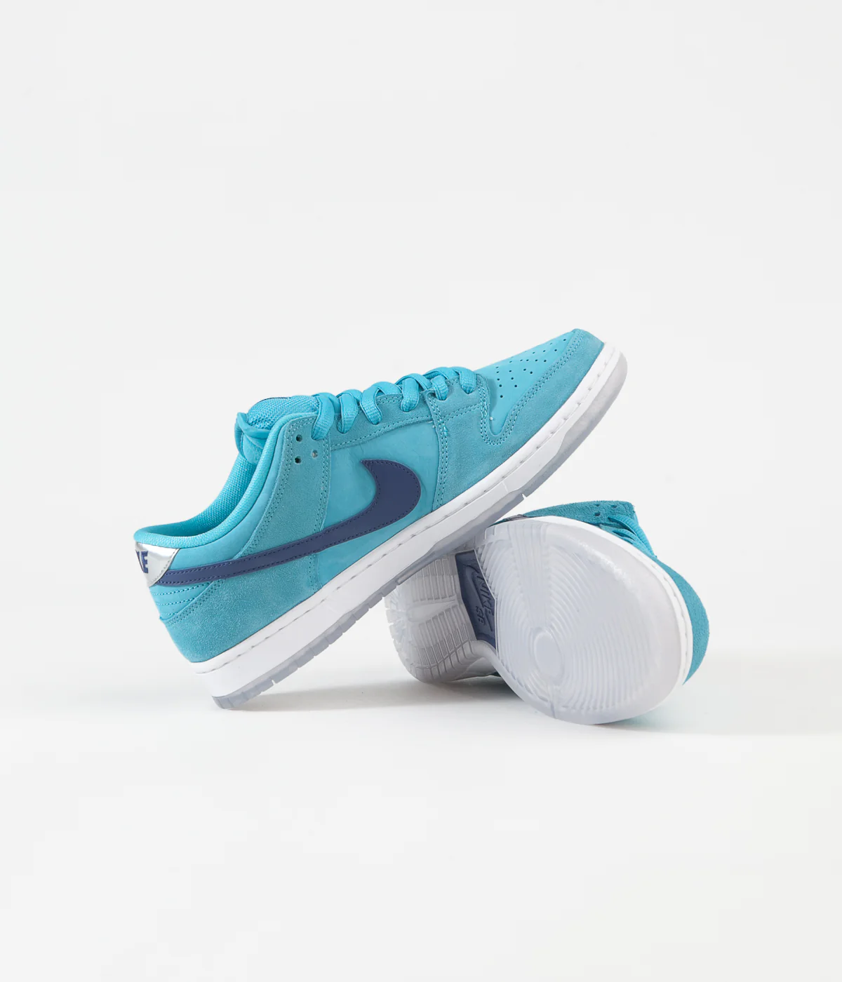 Nike SB Dunk Low Pro 'Blue Fury' Shoes - Blue Fury / Deep Royal - Blue Fury - White - Image 5