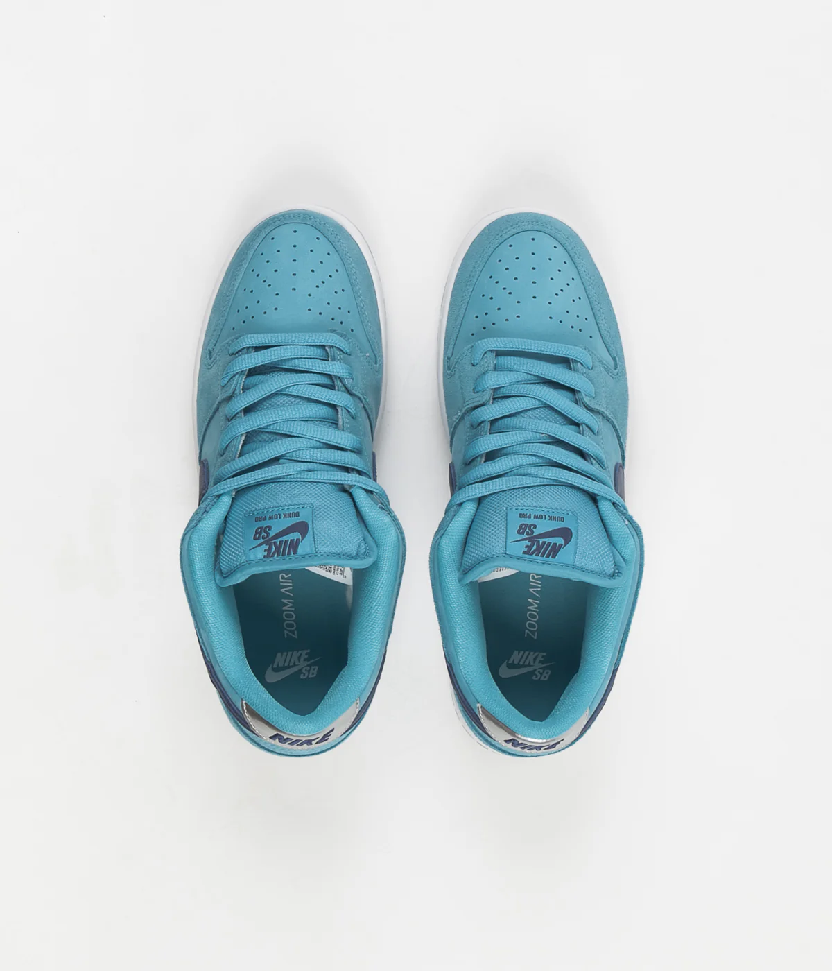 Nike SB Dunk Low Pro 'Blue Fury' Shoes - Blue Fury / Deep Royal - Blue Fury - White - Image 7