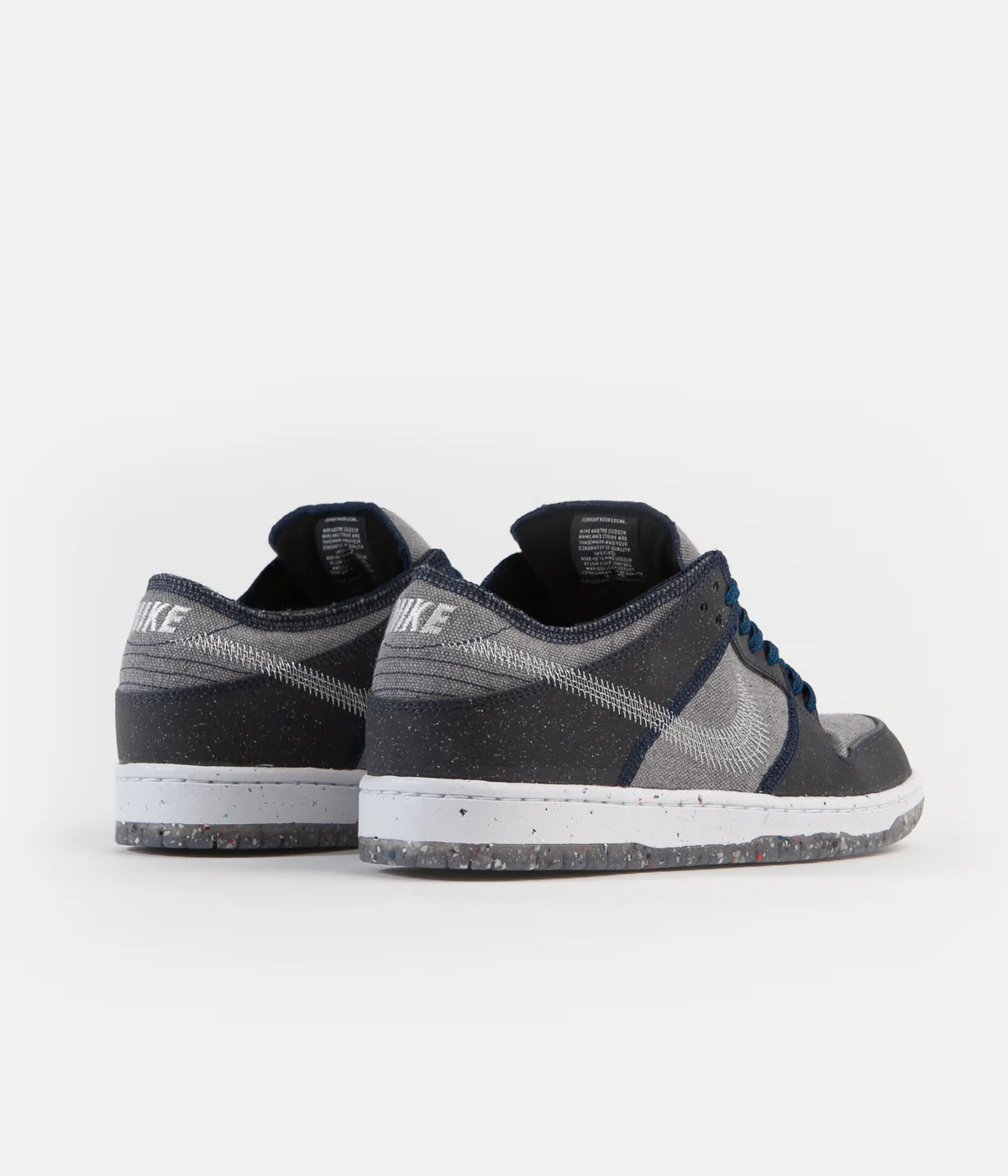 Nike SB Dunk Low Pro E Shoes - Dark Grey / White - Dark Grey - Electric Green - Image 4