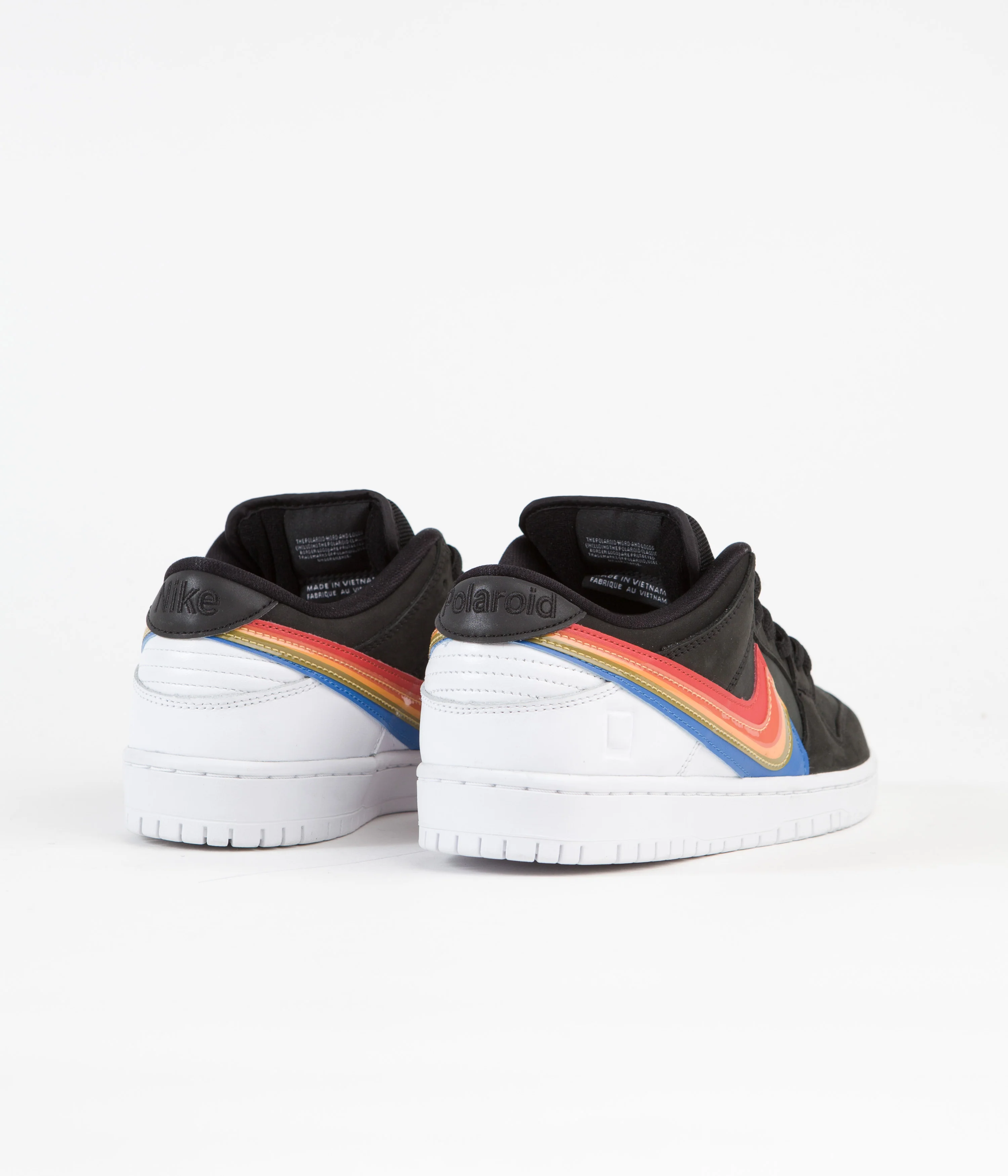 Nike SB Dunk Low Pro 'Polaroid' Shoes - Black / Black - White - Image 4
