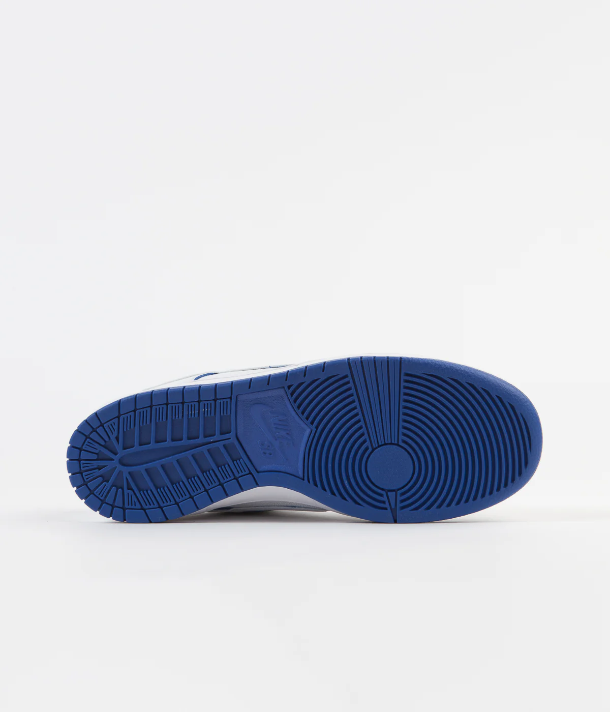 Nike SB Dunk Low Pro Premium Shoes - White / White - Game Royal - Image 7