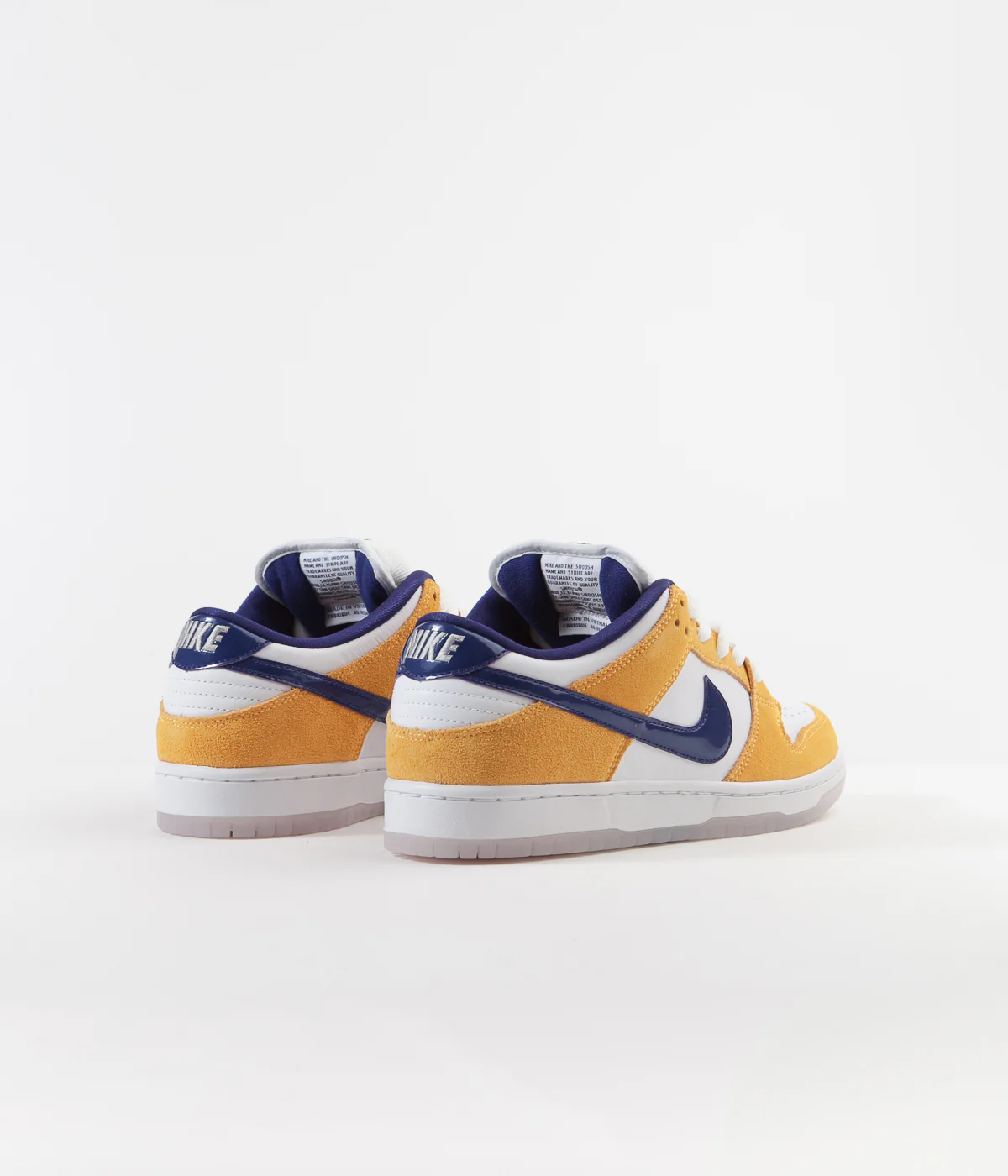 Nike SB Dunk Low Pro Shoes - Laser Orange / Regency Purple - Laser Orange - Image 4
