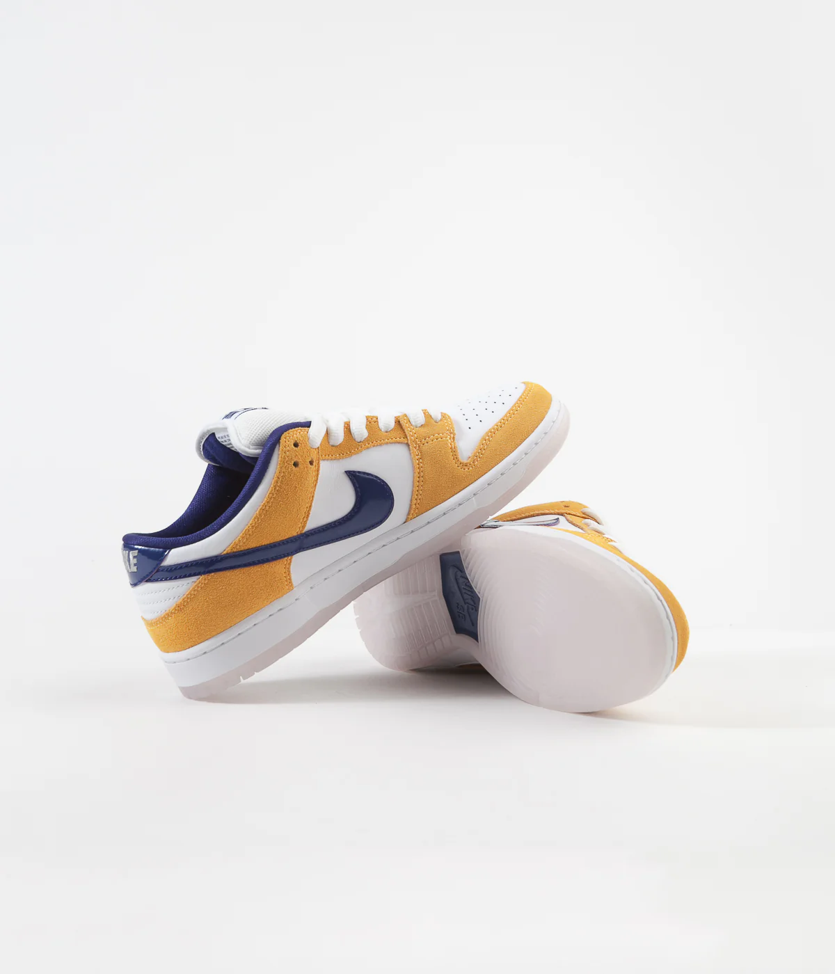 Nike SB Dunk Low Pro Shoes - Laser Orange / Regency Purple - Laser Orange - Image 5