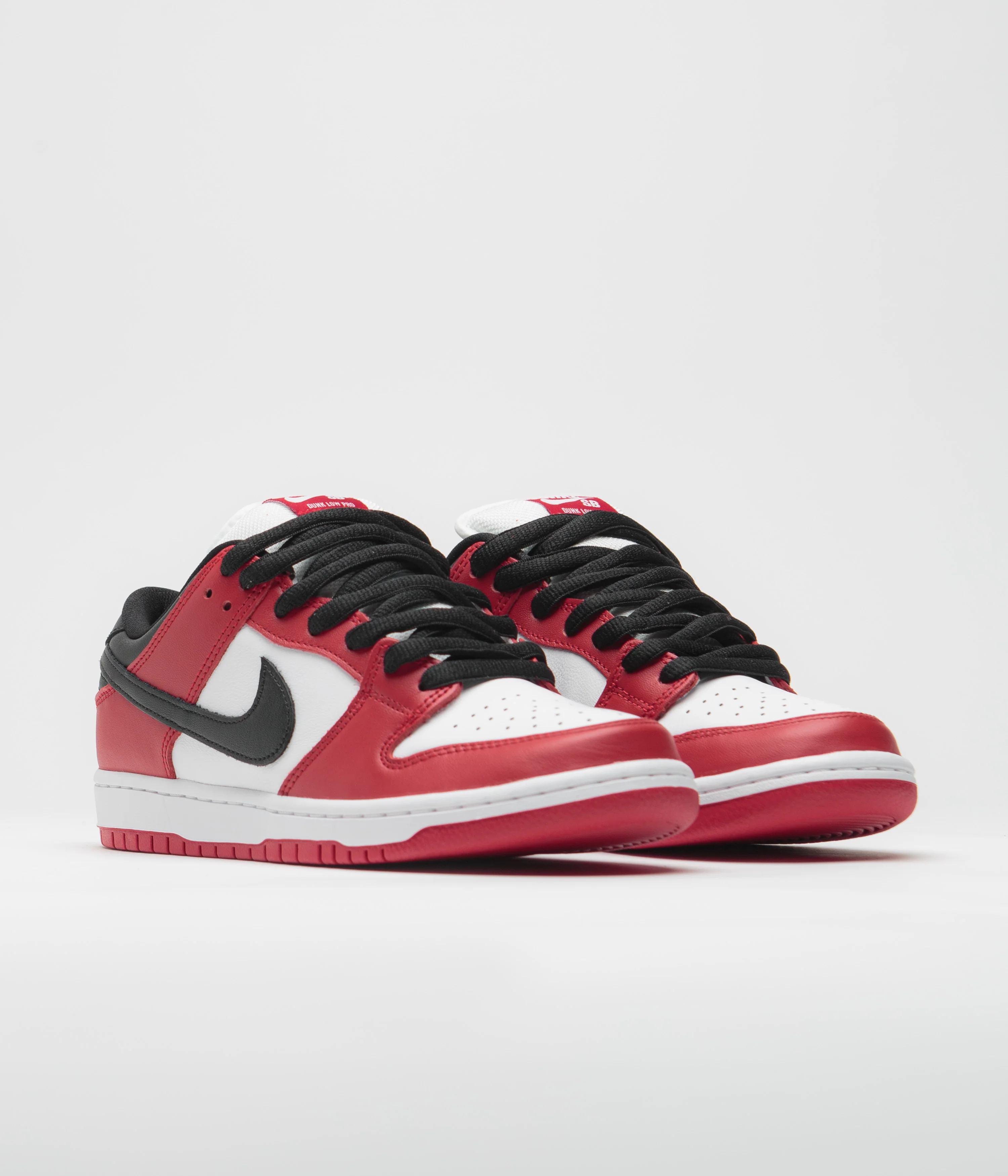 Nike SB Dunk Low Pro Shoes - Varsity Red / Black - White - Varsity Red - Image 2