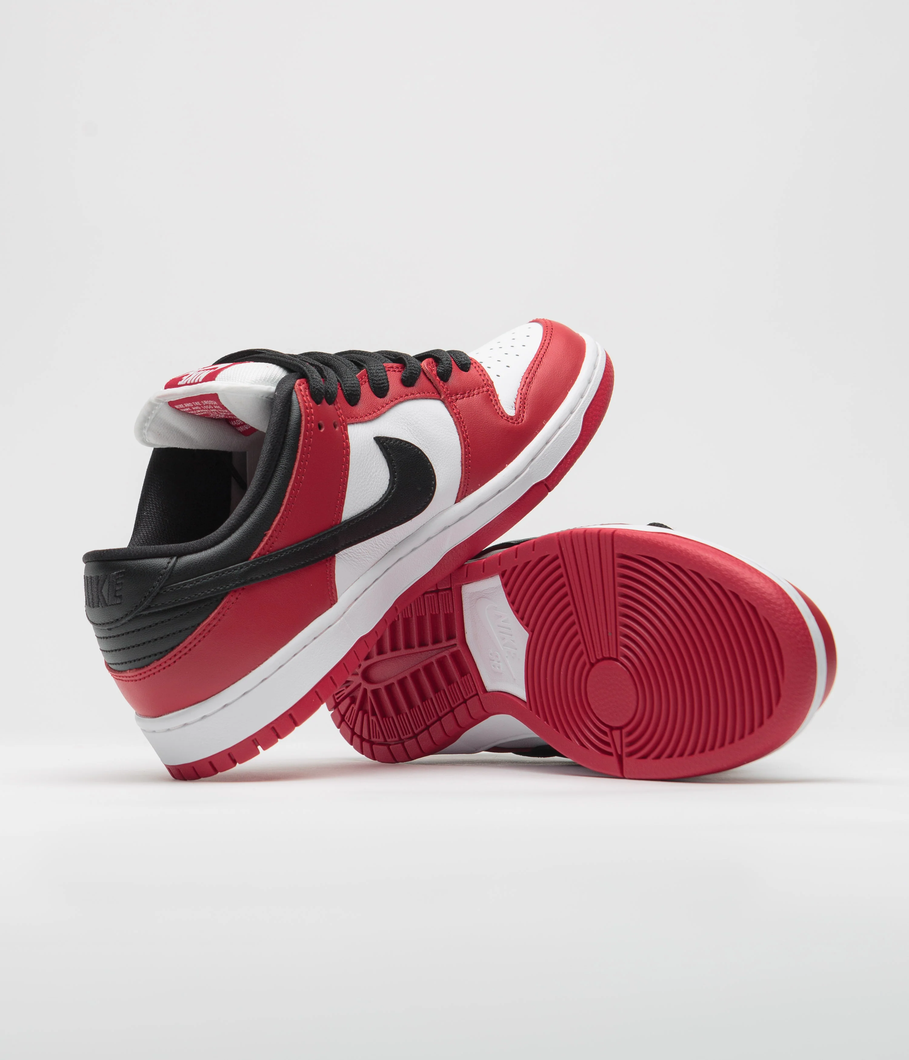 Nike SB Dunk Low Pro Shoes - Varsity Red / Black - White - Varsity Red - Image 5
