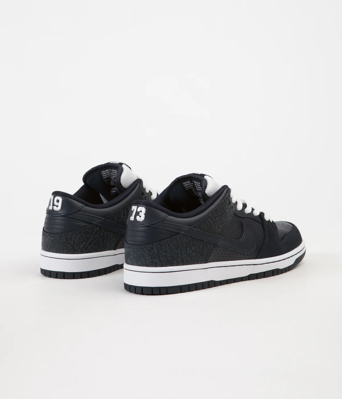 Nike SB Dunk Low TRD Murasaki Shoes - Dark Obsidian / Dark Obsidian - White - Image 4