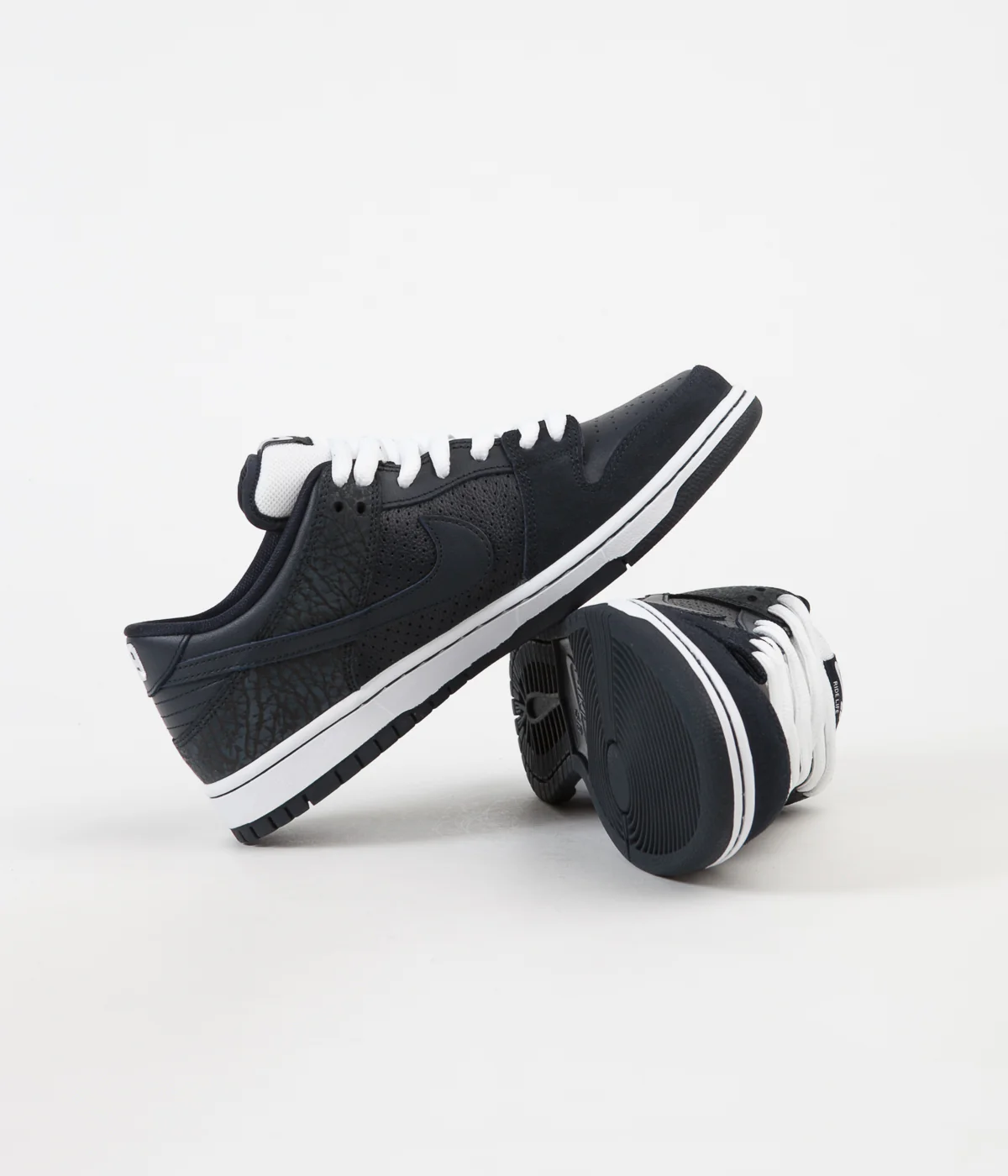 Nike SB Dunk Low TRD Murasaki Shoes - Dark Obsidian / Dark Obsidian - White - Image 6