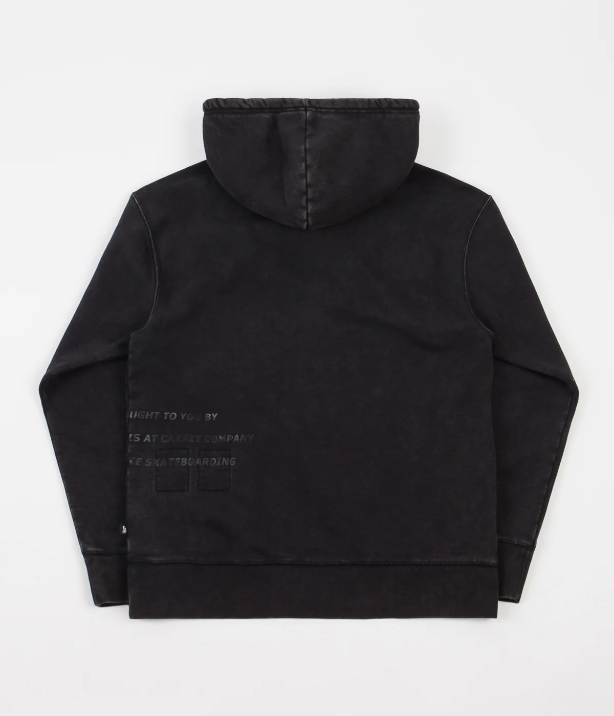 Nike SB x Carpet Company Skate Hoodie - Black / Black / Speed Yellow - Image 4