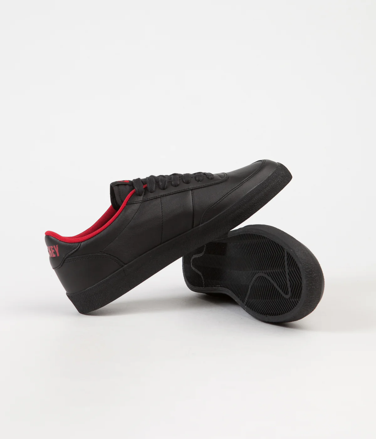 Nike SB x Hockey Killshot 2 QS Shoes - Black / Gym Red / Black - Image 7