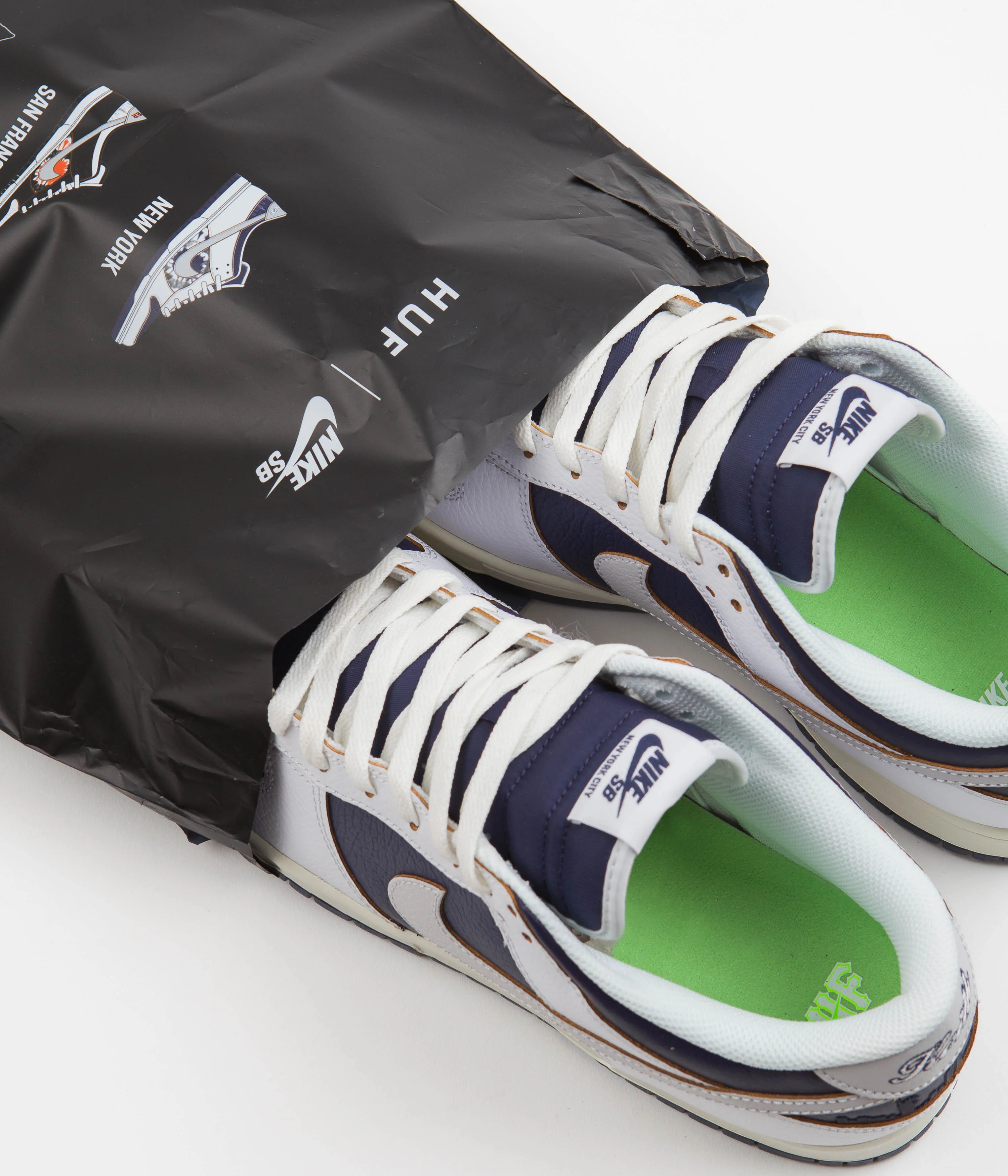 Nike SB x HUF Dunk Low OG Shoes - Mystery - Image 14
