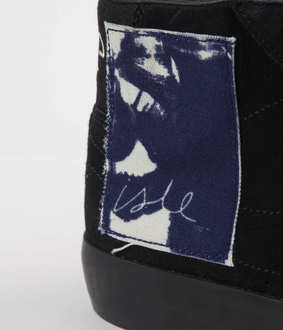 Nike SB x Isle Blazer Mid Shoes - Black / Black - Sail - Blue Void - Image 4