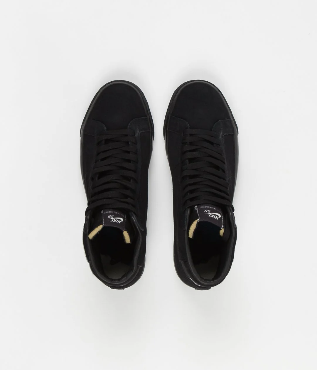 Nike SB x Isle Blazer Mid Shoes - Black / Black - Sail - Blue Void - Image 8