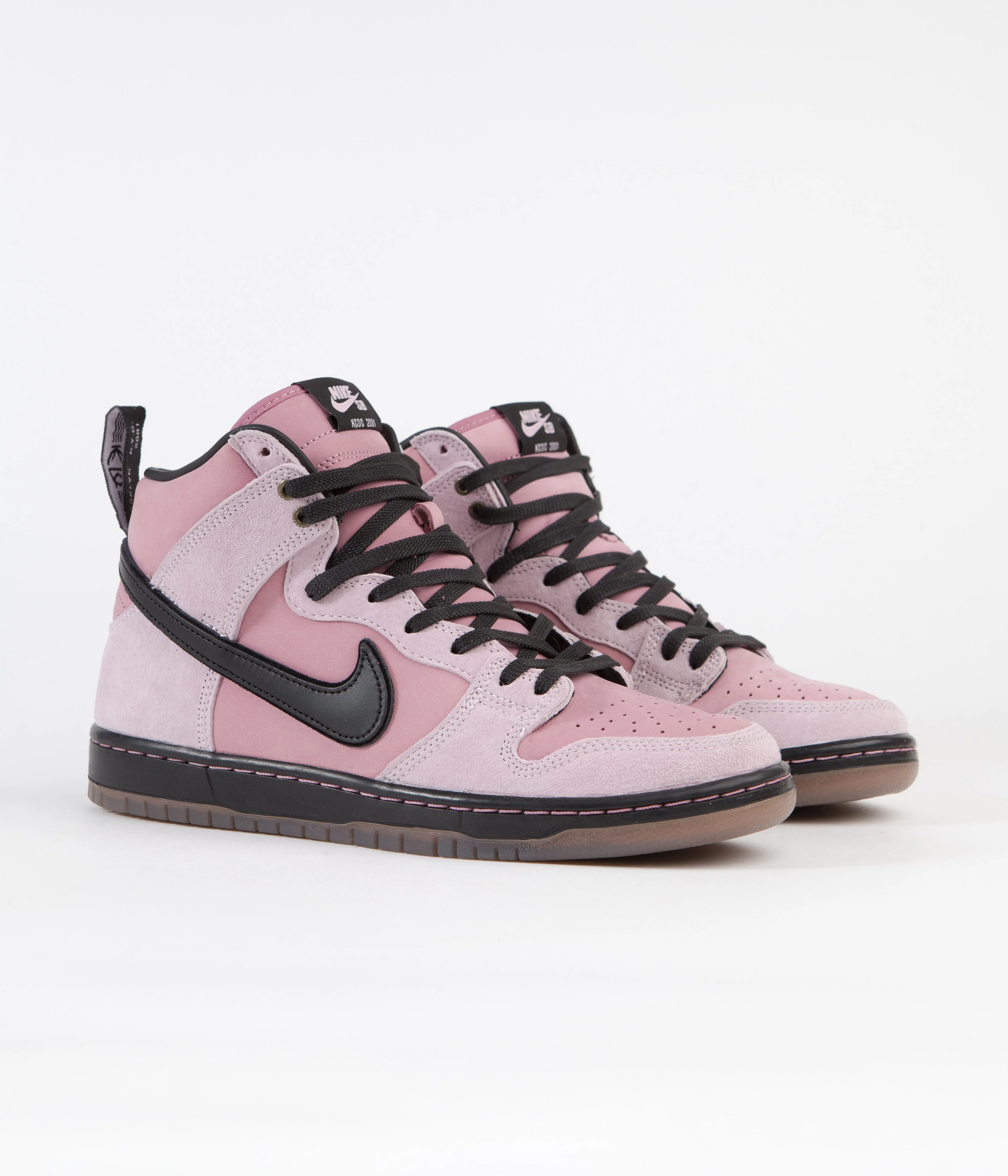 Nike SB x KCDC Dunk High Pro Shoes - Elemental Pink / Black - Image 2